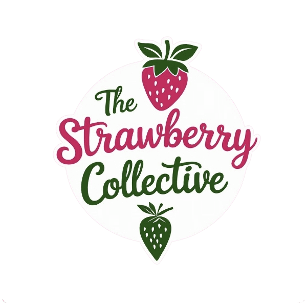Strawberry Collective Logo - Wellness, Equity, Empowerment
